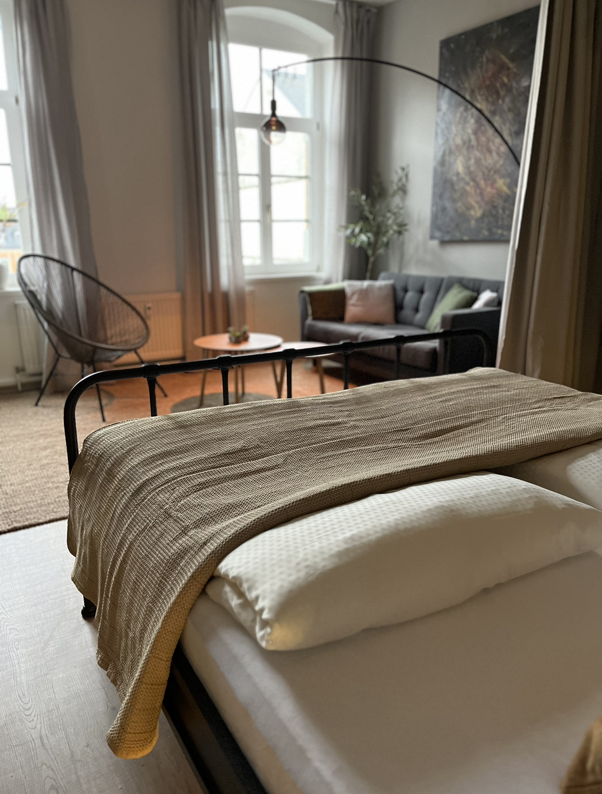 Kleines Loft beim Schlossteich grün