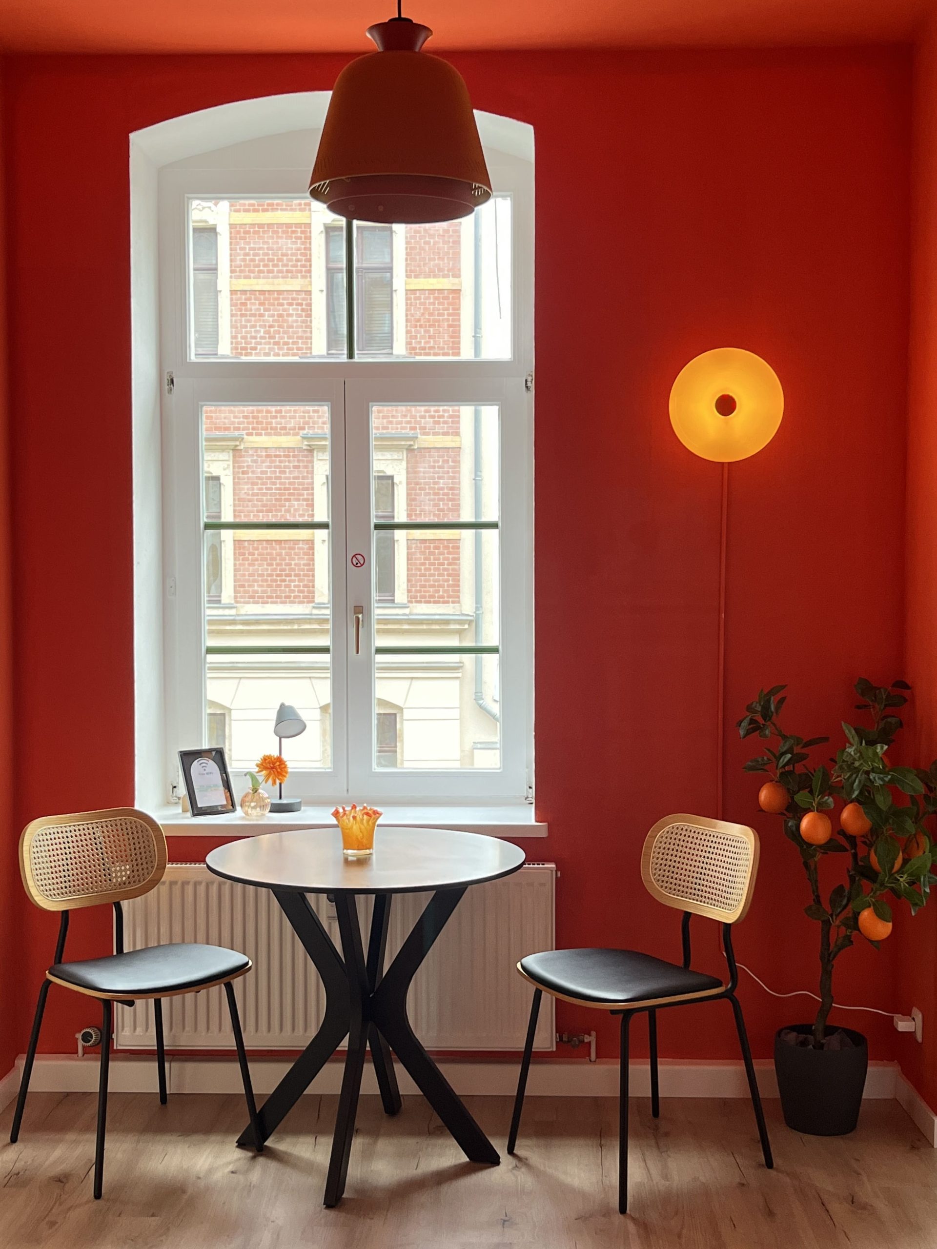 Kleines Loft beim Schlossteich orange
